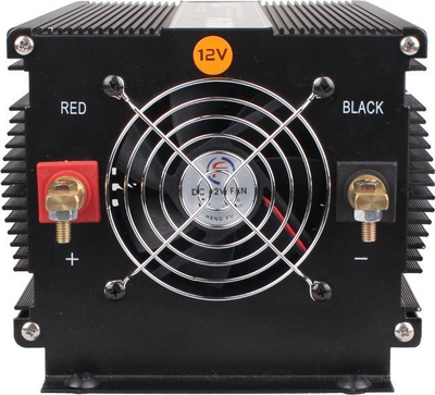 Inverter VOLT Transformer AC-2500, 12V në 230V, 2500W, ngjyrë e zezë