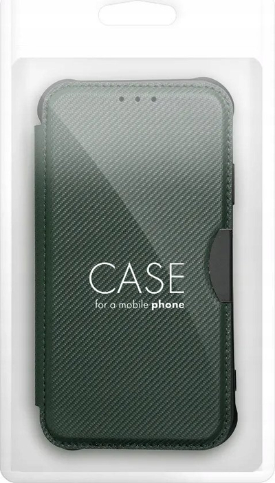 Këllëf telefoni Razor Book Case për Xiaomi Redmi Note 12 Pro 5G, tip libër, me magnet, jeshil i errët
