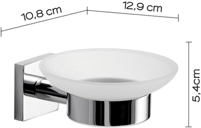 Mbajtëse sapuni Domoletti Fuji FJ1113, për mur, moderne