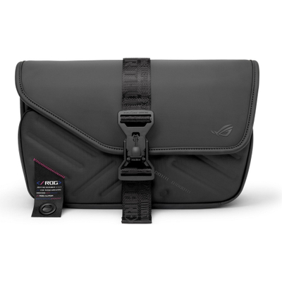 Çantë krahu ASUS ROG SLASH Sling Bag 4.0, lëkurë PU, poliester, e zezë