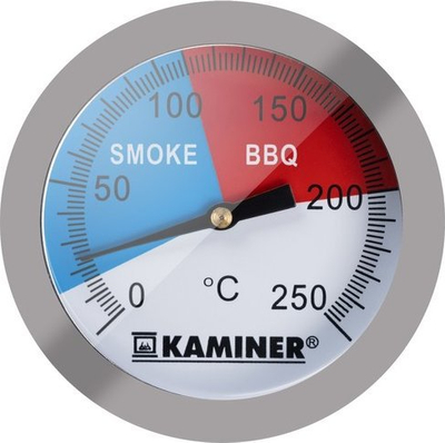 Termometër për barbecue Smoke and Barbecue, prej çeliku inox, për grill dhe smoker