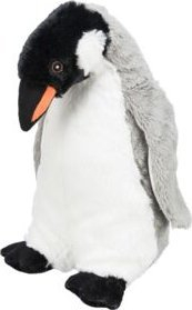 Lodër pelushi për qen Trixie Be Eco Penguin Erin, 28cm, me fishkëllimë, gri