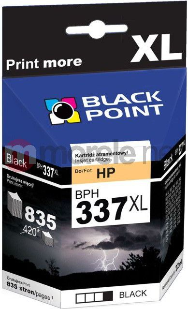 Fishek për printer Black Point BPH 337 XL (C9364EE nr 337), i zi
