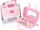 Set grimi për kalamoj Girabrilla Make Up, beauty box me hijëzime edhe lip gloss, rozë, mosha 6+