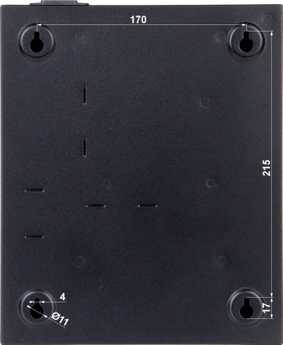 Sistem kontrolli accessi Hikvision DS-K2801, 1 derë, 10000 karta, i zi