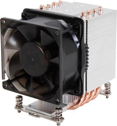 Ftohës CPU Dynatron R27, ventilator 80mm, 2 ball bearing, i zi