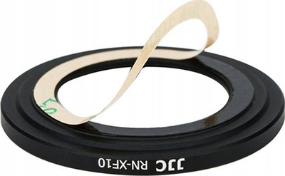 Set adapter filtri dhe kapak lente JJC RN CLUX, me parzmore drite, i zi