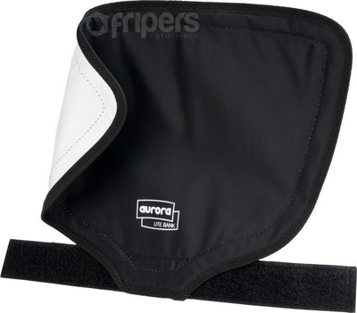 Difuzer flash Aurora Portaflex Quick Bounce QBF-B, 20 x 27 cm, i bardhë