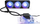 Ftohës uji për GPU Alphacool Eiswolf 2, radiator 360 mm, RGB, i zi me pjesë transparente