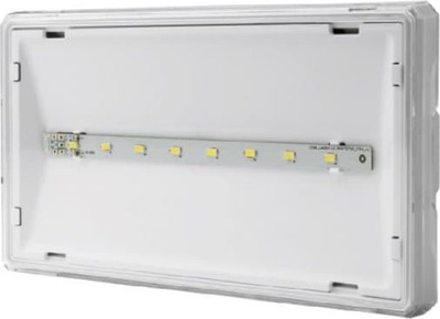Llambë emergjence AWEX EXIT S, LED 1W 115lm, IP65 1 orë, e bardhë