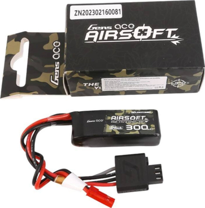 Bateri Li-Po Gens Ace G-Tech, 7.4V, 300mAh 35C, e zezë