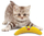 Lodër mace Petstages Green Magic Boomerang Buddy, me catnip, madhësi unike, e verdhë