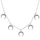 Qafore Brilio Silver Crescent Moon NCL12W