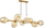 Llambadar Netlighting Honey 8 drita, 8xE27, ari me qelq amber