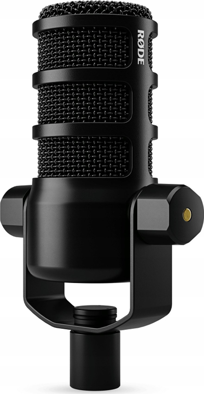 Mikrofon dinamik RODE PodMic USB, USB dhe XLR, për podcast, i zi