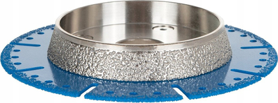 Disk prerës diamanti Geko G78341, 125mm, vrimë 22.2mm, blu