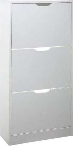 Dolap këpucësh 5five Wood, 115 x 60 x 24 cm, 3 rafte, i bardhë
