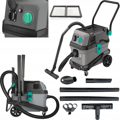 Индустриска правосмукалка WAART W18E330, 1600W, резервоар 30L, HEPA филтер, сива
