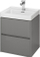 Set dollap me lavaman Cersanit CREA B108 50, gri mat, i montuar