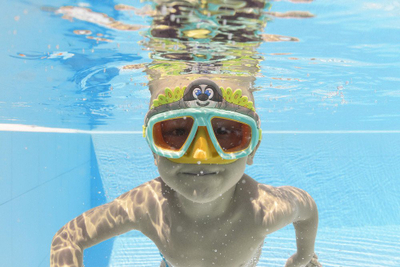 Syze noti Bestway Swimming Goggles Sloth 22064, lentet polikarbonat, UV, shumëngjyrëshe