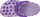 Papuçe për fëmijë Crocs Classic Easy Icon Clog K, nr. 29/30, vjollcë