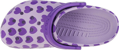 Papuçe për fëmijë Crocs Classic Easy Icon Clog K, nr. 29/30, vjollcë