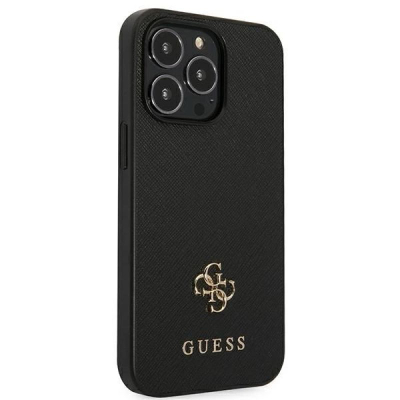 Futrollë Guess GUHCP13LPS4MK për iPhone 13 6.1\", e zezë