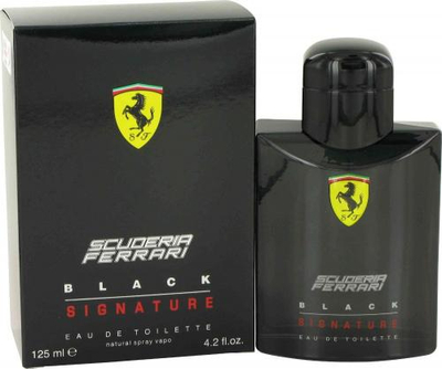 Eau de toilette Scuderia Ferrari Scuderia Black Signature 125ml, man