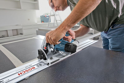 Sharrë zhytëse Bosch GKT 55 GCE, 1400W, 55mm, blu e bardhë