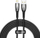 Kabllo USB Baseus Glimmer USB A në Lightning, 2 m, 2.4A, e zezë