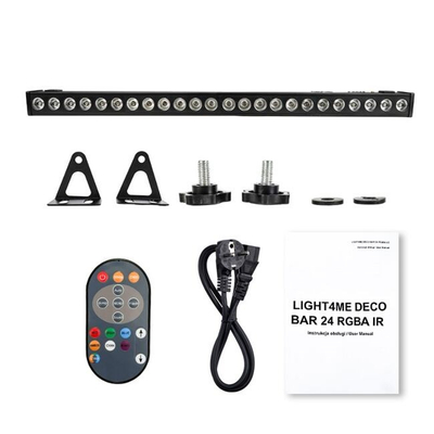 LED bar Light4Me DECO BAR 24 RGBA IR, 24x3W, DMX, i zi