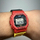 Orë dore për meshkuj Casio G-Shock x J Balvin DWE-5600R-9ER, e verdhë