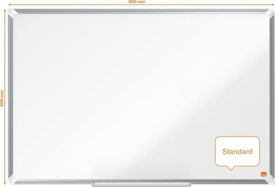 Tabla magnetike Nobo Premium Plus, çelik, 90x60 cm, e bardhë