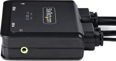 Switch KVM StarTech 2 porta, USB C dhe HDMI, 4K 60Hz, i zi