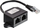 Shpërndarës ISDN InLine 69932B, 2x RJ45, kabllo 15 cm, i zi