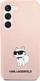 Kapak telefoni Karl Lagerfeld KLHCS23SSNCHBCP, për Samsung Galaxy S23, silikon, Choupette, rozë