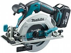 Sharrë rrethore me bateri Makita DHS680RTJ, 18V, disk 165 mm, jeshile-gri