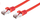 Kabllo rrjeti C TECH CB PP6F 2R, Patchcord Cat6 FTP, 2 metra, e kuqe