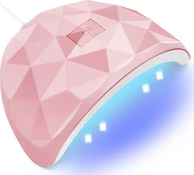 Llambë manikyri Dual LED UV, 54W, USB, rozë