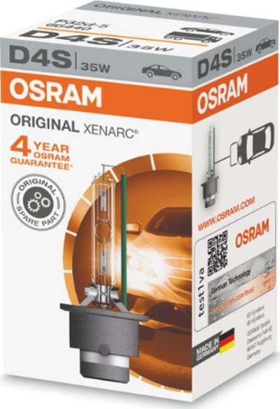 Llambë ksenon OSRAM D4S XENARC ORIGINAL, 35W, 4500K, transparente