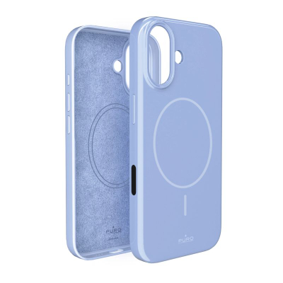 Mbrojtëse telefoni Puro Protective Case për iPhone 17, MagSafe, e butë, blu