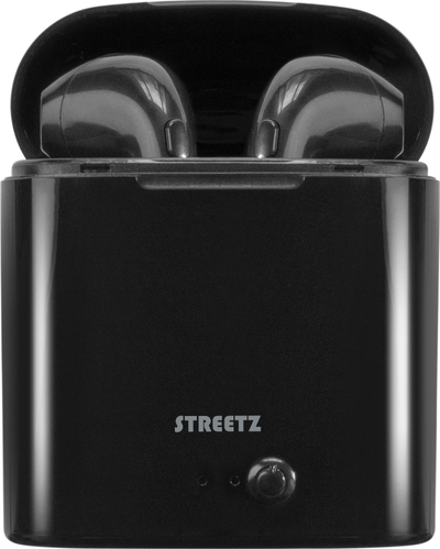 Kufje wireless Streetz TWS-0007, in-ear, Bluetooth, të zeza