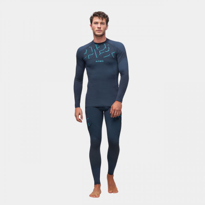 Pantallona termale Alpinus Tactical Gausdal M për burra, Quick Dry, të zeza