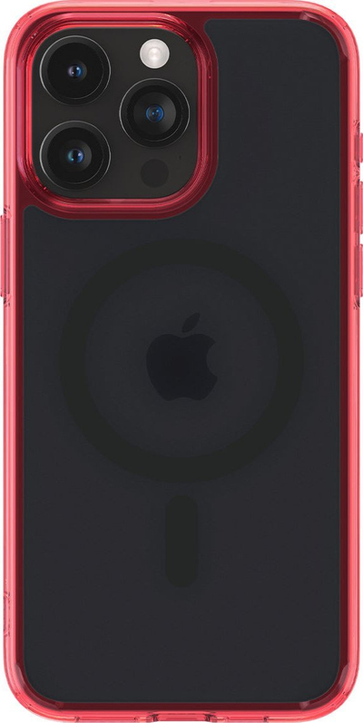 Kapak telefoni Spigen Ultra Hybrid MagSafe, për iPhone 15 Pro Max, frosted deep red