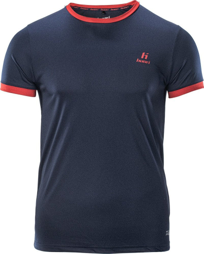 Bluzë sportive Huari Tivor Senior, 100% poliester, mëngë të shkurtra, e bardhë
