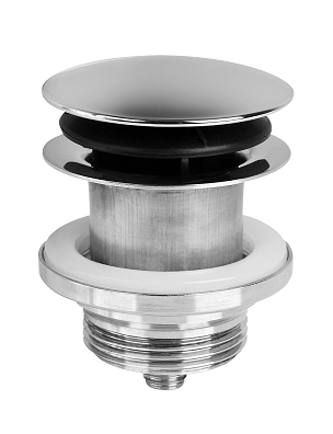 Ventil lavamani McAlpine CWP60-CB, click clack, 1 1/4", krom