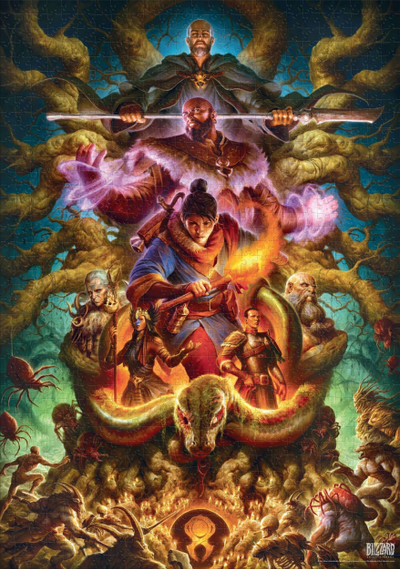 Puzzle Good Loot Diablo IV Horadrim, GDL24678, shumëngjyrësh