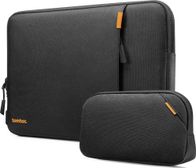 Sleeve laptopi Tomtoc Defender A13, 16", set me pouch aksesorësh, i zi