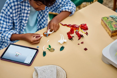 Lodër konstruktore LEGO Ferocious Dinosaur 31058, set ndërtimi, shumëngjyrëshe