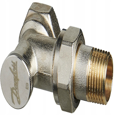 Set termostatik radiator DANFOSS RA Click, 3 elemente, këndor, i bardhë